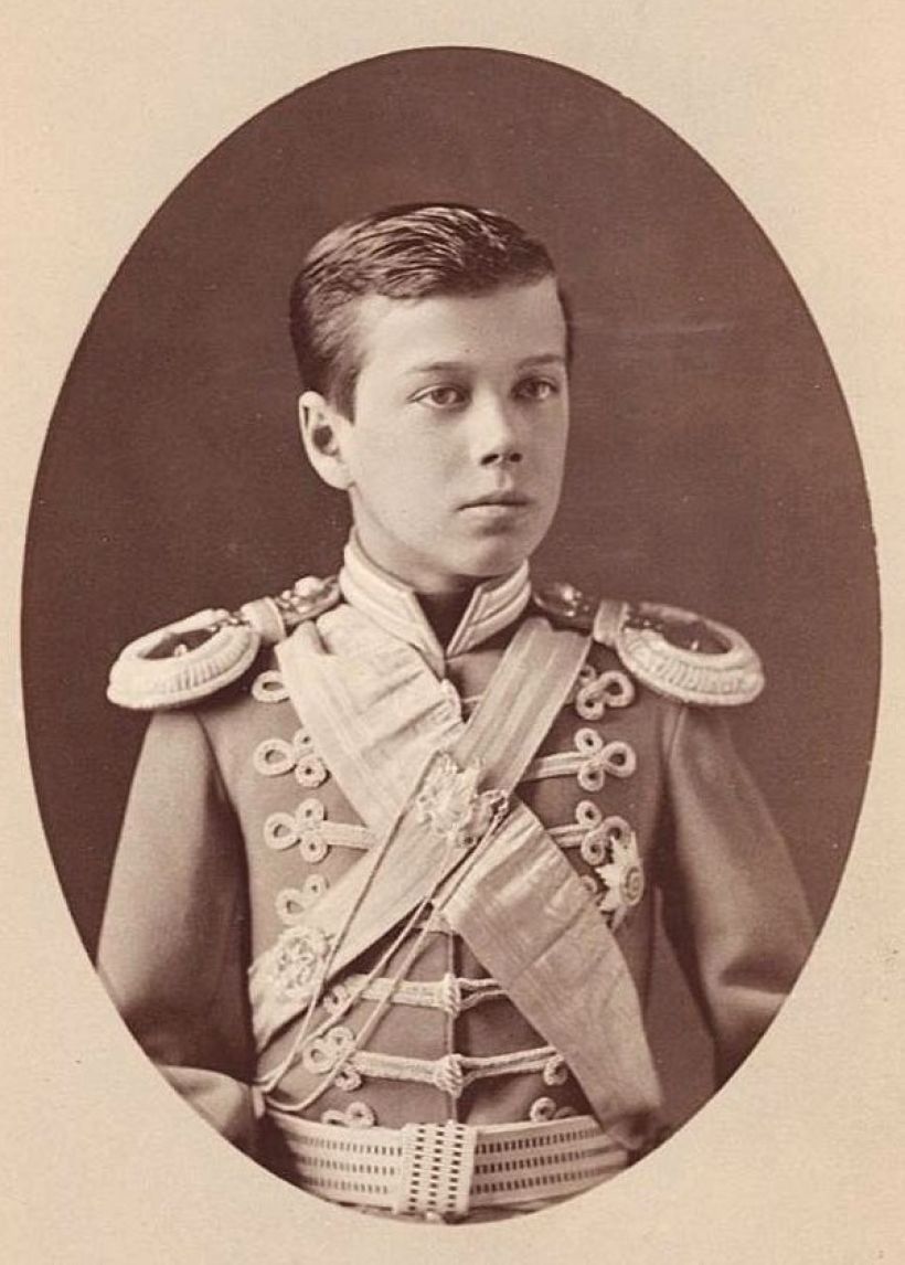 Император Николай II в юношестве