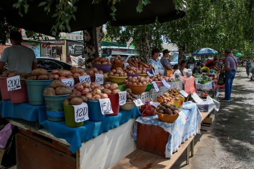 Рынок на Докучаево Фото:Виталий Барабаш
