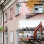 Жильцы аварийного дома в Барнауле миром завершили войну с соседней стройкой