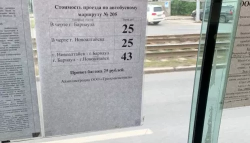 В Барнауле выросли цены на проезд по пригородным направлениям