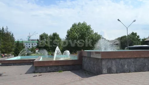 В Рубцовске перестал работать фонтан из-за поломки
