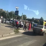 Появилось видео с места ДТП со сбитыми девочками-пешеходами в Бийске