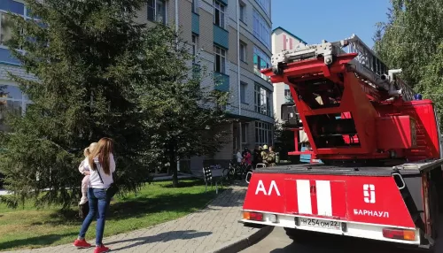 Причиной пожара в элитной многоэтажке Барнаула стал телевизор