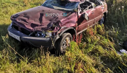 Уснул за рулем: житель Алтая купил машину и разбил ее в ДТП