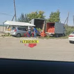 Легковушка въехала в палатку с арбузами после ДТП в Рубцовске