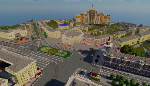 В Minecraft появилась точная копия площадей Барнаула
