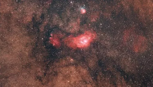 Астрофотограф из Новосибирска на Алтае снял туманности в созвездии Стрельца