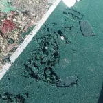 В Рубцовске вандалы раскурочили покрытие на новой детской площадке