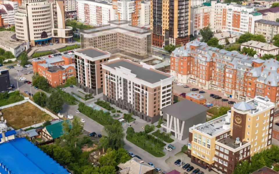 Вместо скандально снесенного дома в Барнауле обустроят аллею с фонтаном