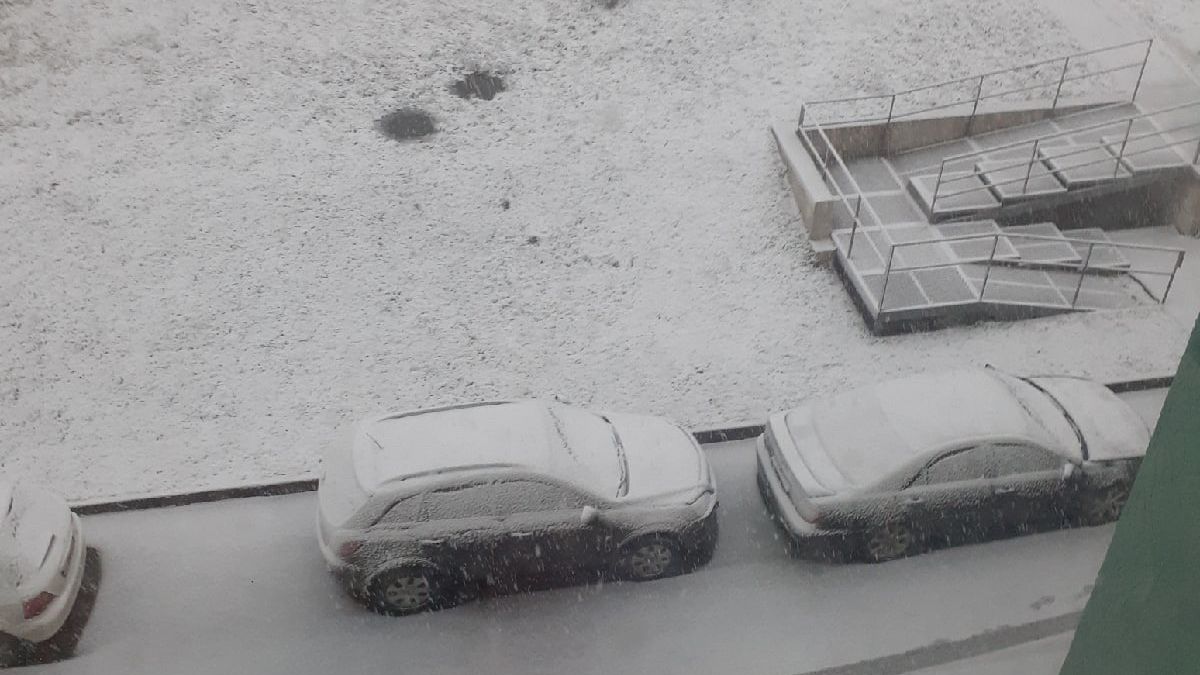Снег в Кемерово