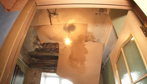 9 месяцев капели: в Барнауле пенсионерка на свои деньги латает потолок