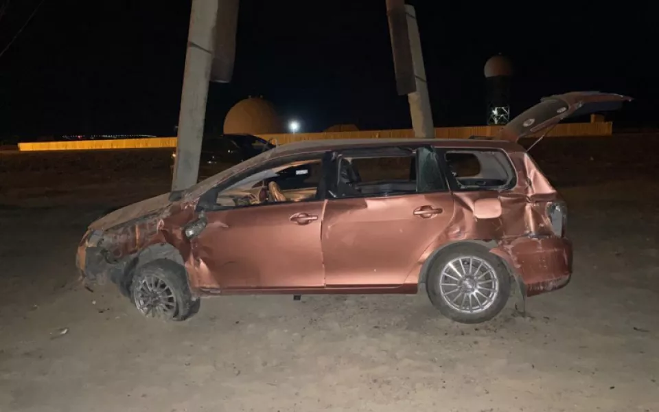 На Алтае 14-летние подростки устроили ночные гонки и попали в ДТП