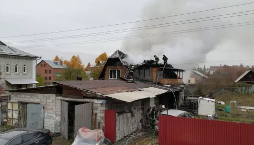 Один человек погиб при пожаре в барнаульском поселке Солнечная Поляна