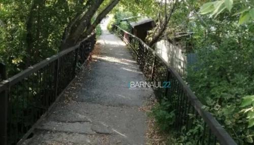Барнаульскую мэрию обязали починить мост через Пивоварку