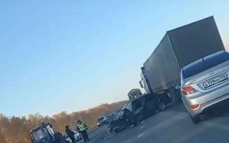 Массовое ДТП произошло на трассе Барнаул Павловск