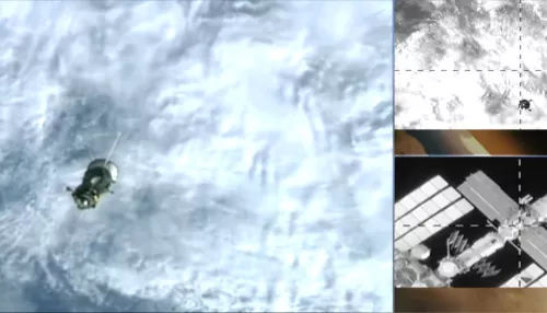 Роскосмос ведет онлайн-трансляцию посадки киноэкипажа с МКС