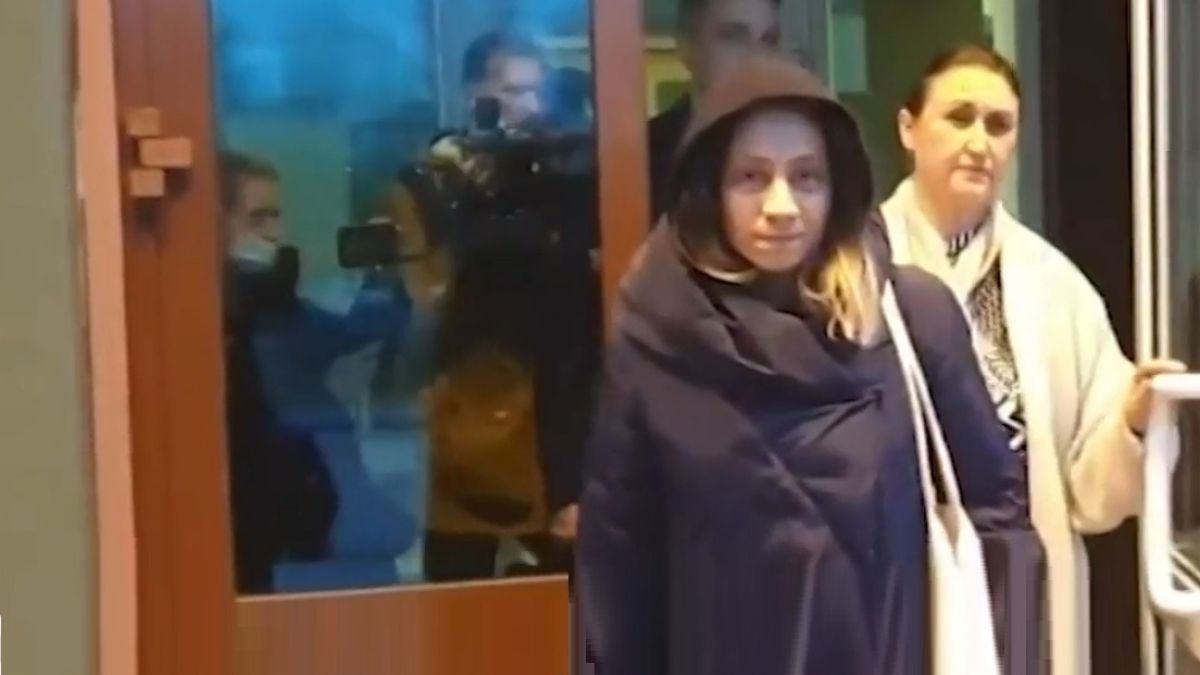 Марина Кохал после освобождения из под стражи