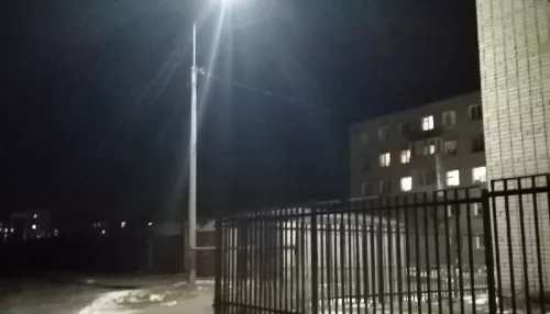 Жители темного микрорайона в Новоалтайске добились уличного освещения