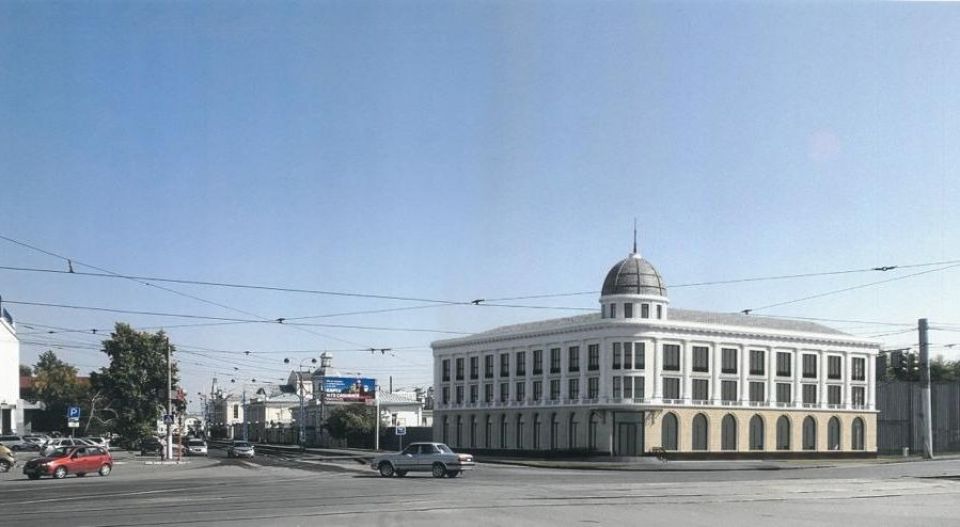 Проект здания для "МейТан" на ул. Ползунова, 43