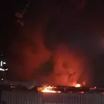 Частный дом горел в Барнауле на площади 150 кв. метров