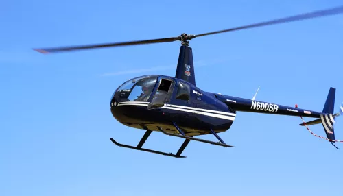 В Кемеровской области разбился частный вертолет Robinson