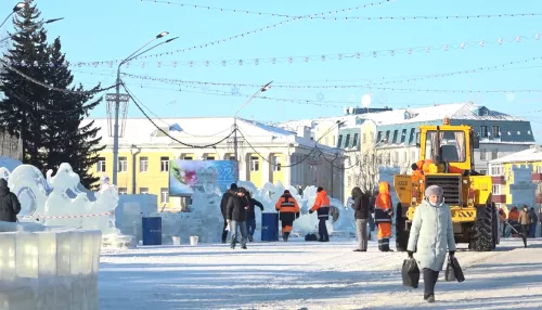 Массовый снос снежных горок шокировал барнаульцев
