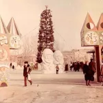 Барнаульцы вспомнили, какой была новогодняя площадь Сахарова много лет назад
