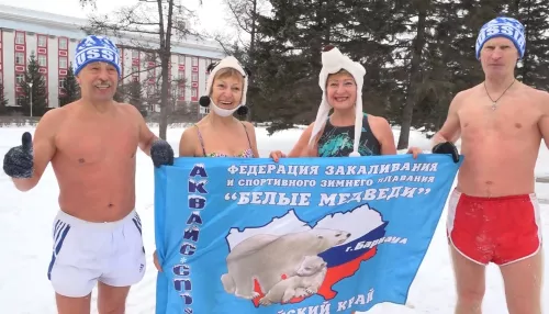 Барнаульские моржи приглашают всех желающих на пробежку 1 января