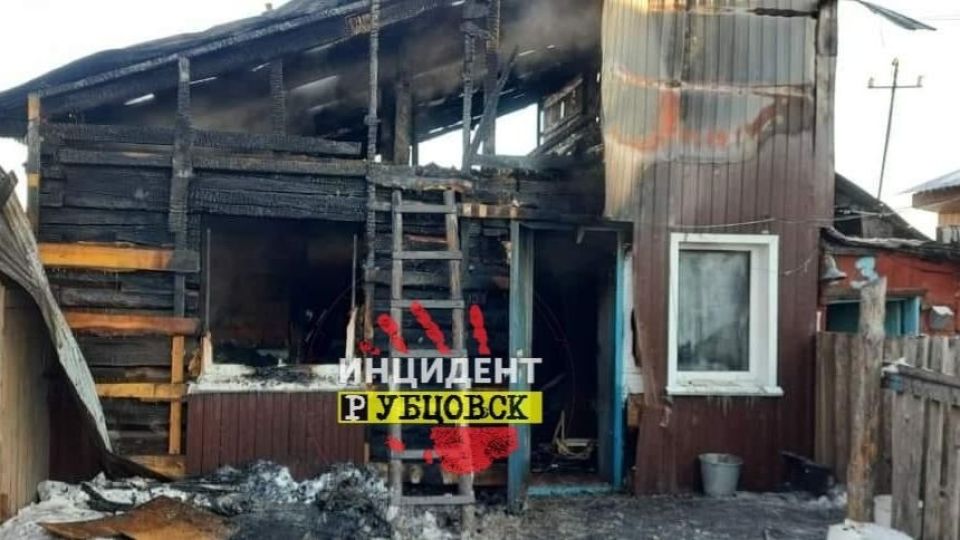 Пожар в Рубцовске