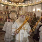 Алтайский митрополит Сергий совершил Рождественскую службу в барнаульском храме