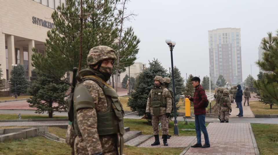 Подавление беспорядков в Казахстане