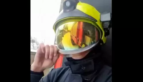 Барнаульские спасатели приняли участие во флешмобе в TikTok