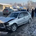 В старом центре Барнаула столкнулись две иномарки, есть пострадавшие