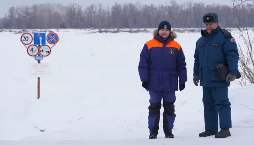 Шесть ледовых переправ открыты в Алтайском крае