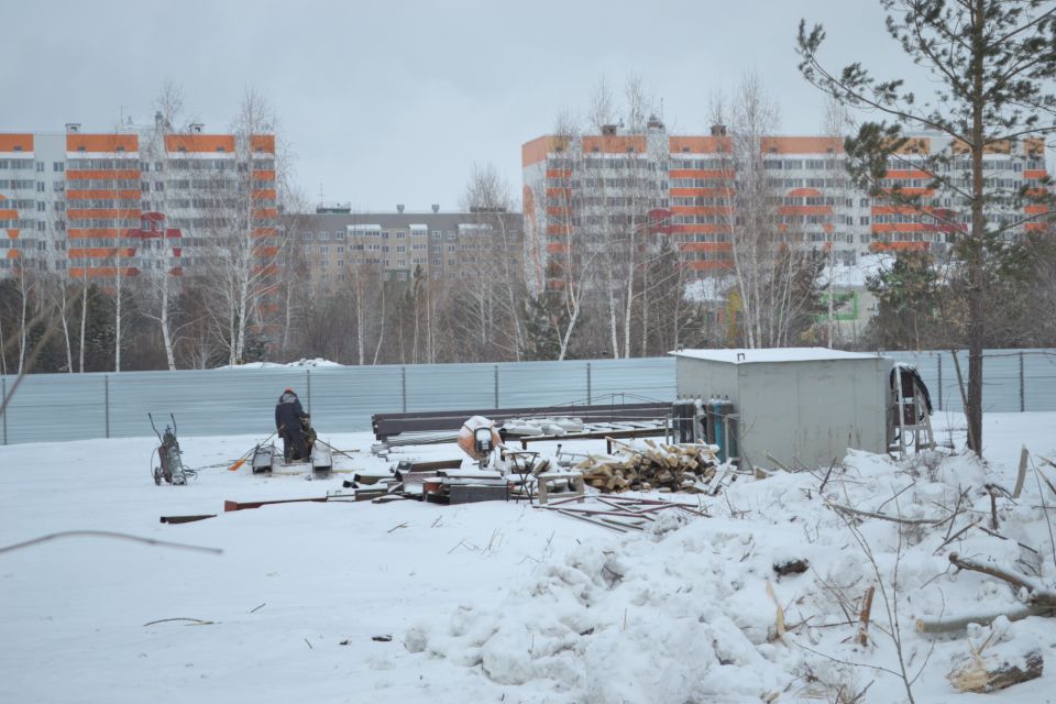 Строительство ФОКа на ул. Сиреневой, 42