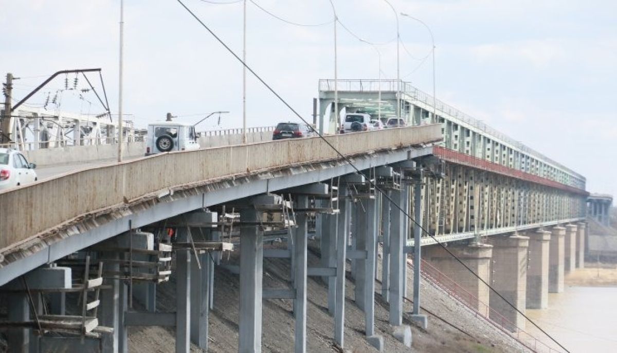 Мост через обь в барнауле