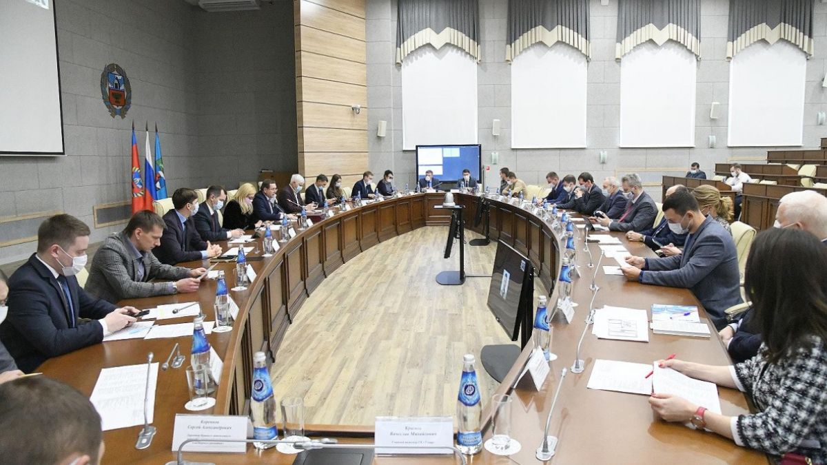Заседание в администрации Барнаула, декабрь 2020 года