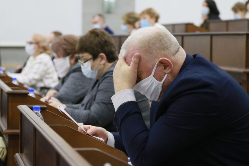Заседание гордумы Барнаула, декабрь 2020 года Фото:Олег Укладов