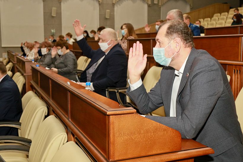 Заседание гордумы Барнаула, декабрь 2020 года Фото:Олег Укладов