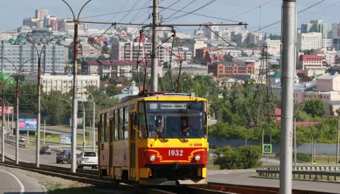 Движение трамваев на участке проспекта Ленина в Барнауле закроют на два дня