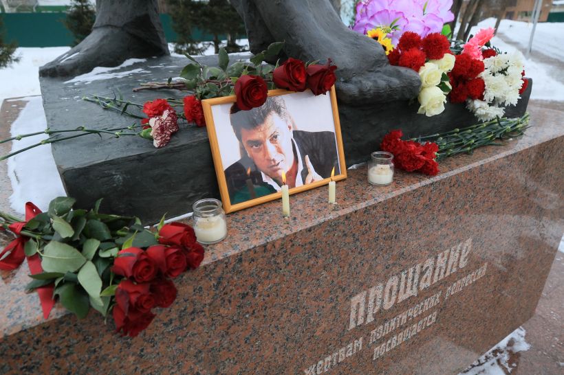Акция памяти Бориса Немцова в Барнауле 28.02.2021 Фото:Олег Укладов