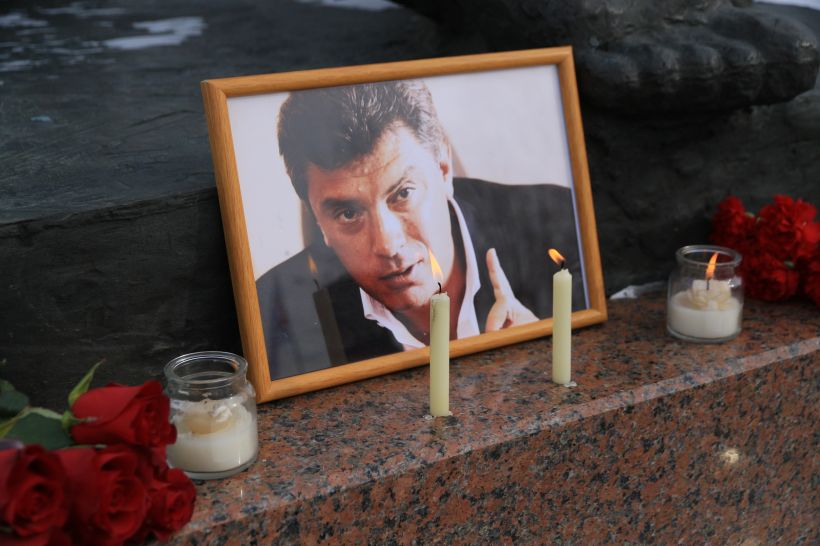 Акция памяти Бориса Немцова в Барнауле 28.02.2021 Фото:Олег Укладов