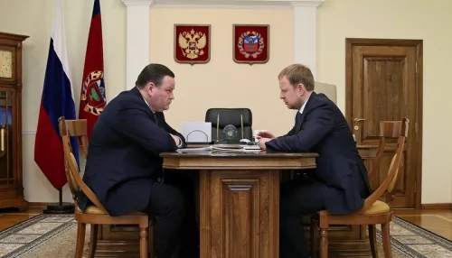 Губернатор Томенко обсудил с министром труда РФ Котяковым экономическое развитие Алтайского края