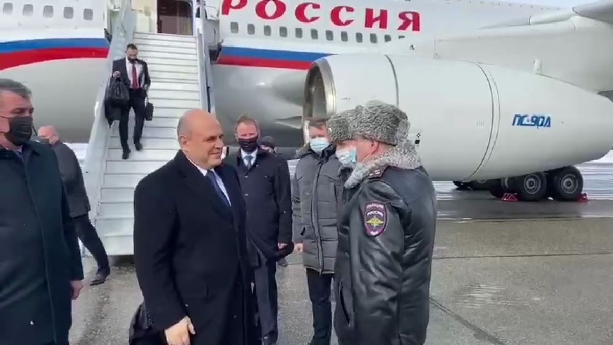 Мишустин прилетел в Барнаул 