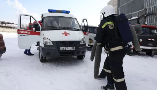 Учения спасателей провели на ТЭЦ Алтай-Кокса