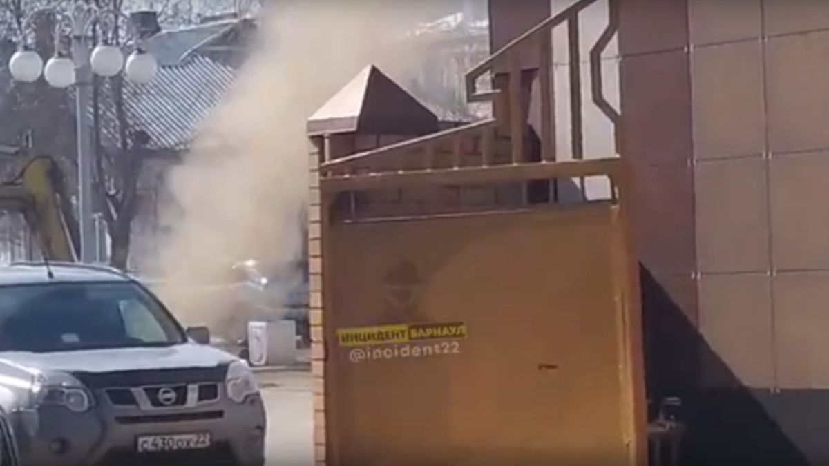 Авария в Октябрьском районе