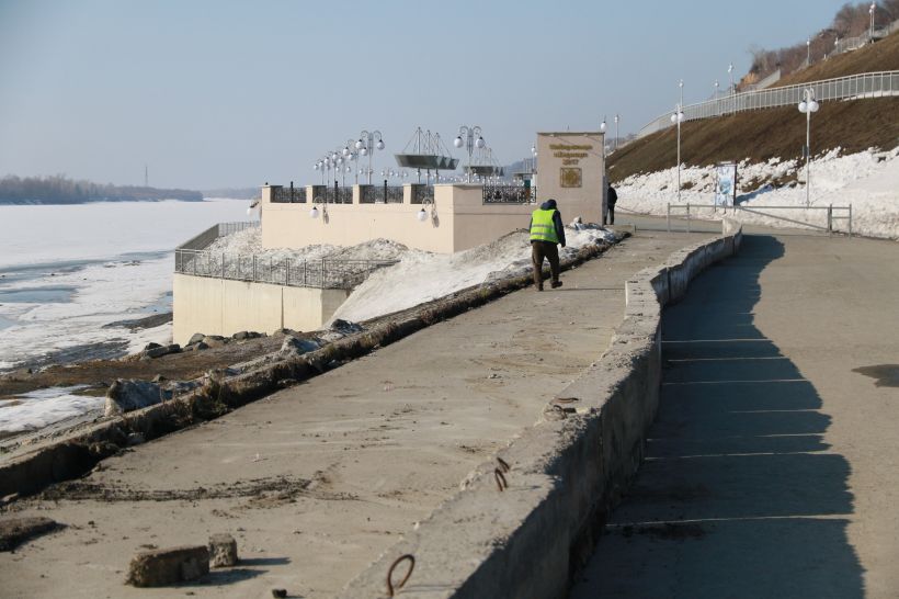 Благоустройство барнаульской набережной Фото:Олег Укладов