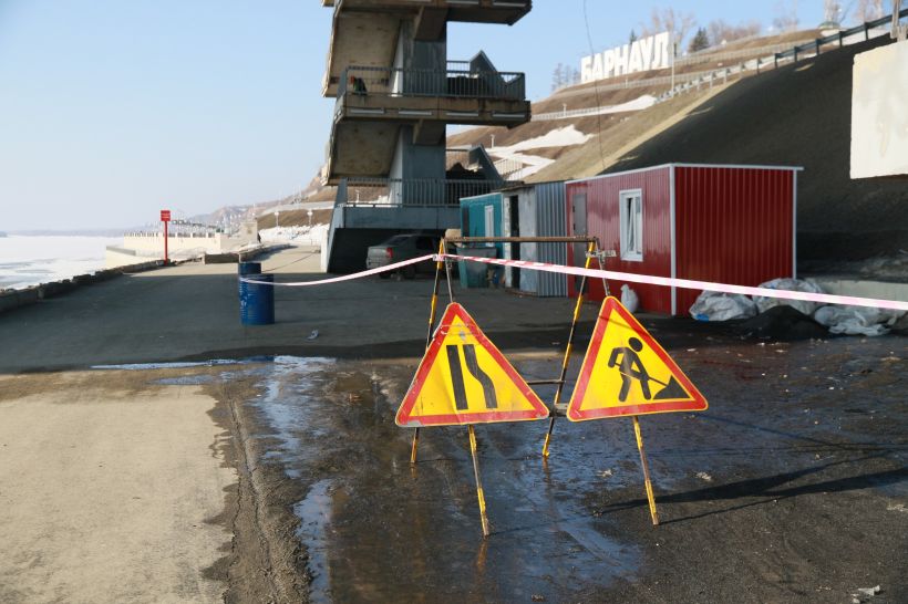 Благоустройство барнаульской набережной Фото:Олег Укладов