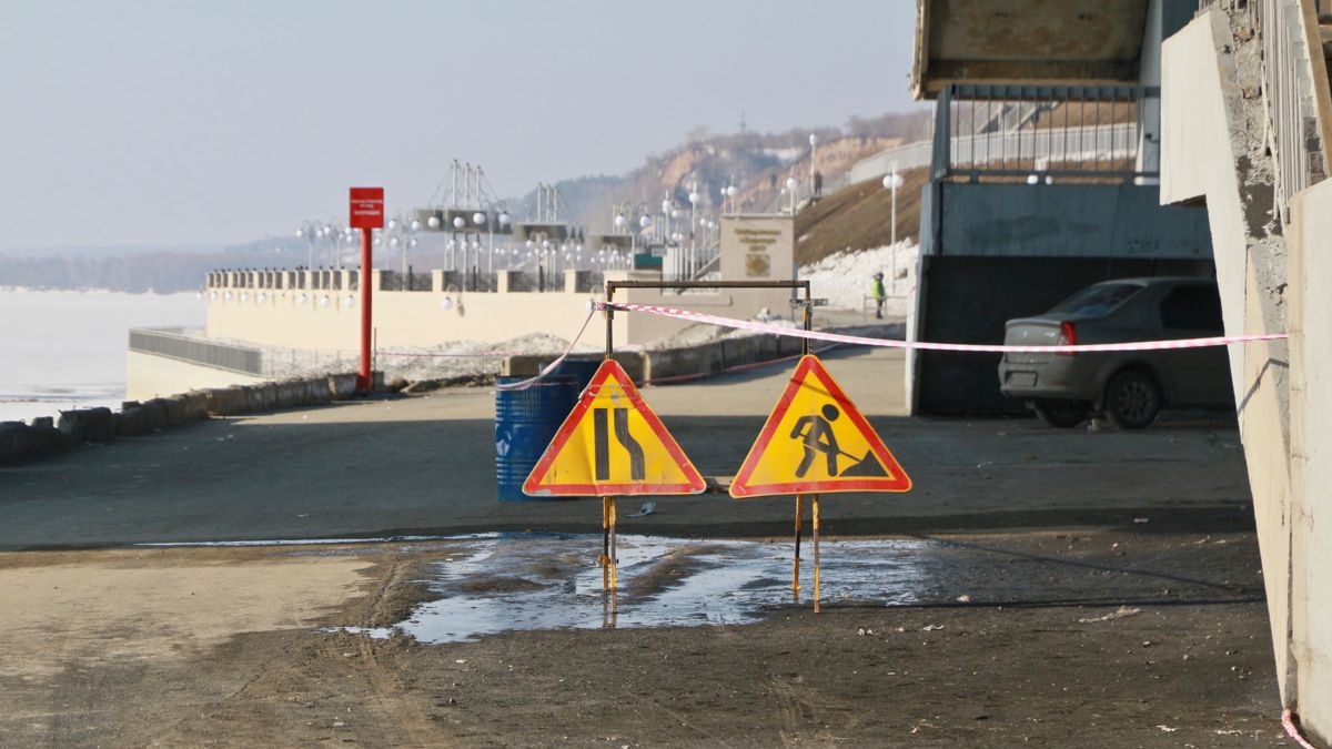 Благоустройство барнаульской набережной