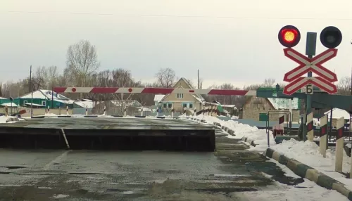 Скорые и пожарные не доезжают. Жители алтайского села жалуются на работу железнодорожного переезда